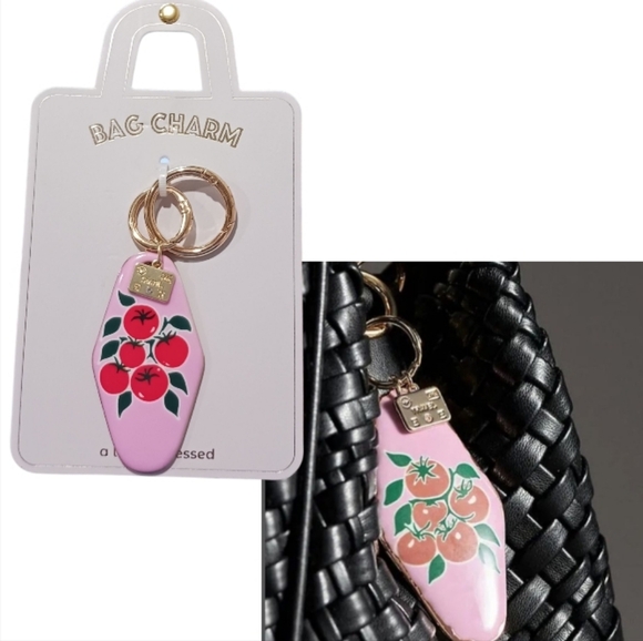 a little obsessed Handbags - Tomatoes Hotel Key Bag Charm Travel